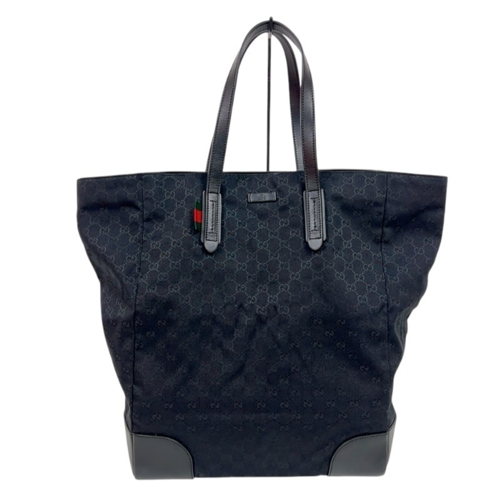 Gucci Web Tote Bag GG Canvas